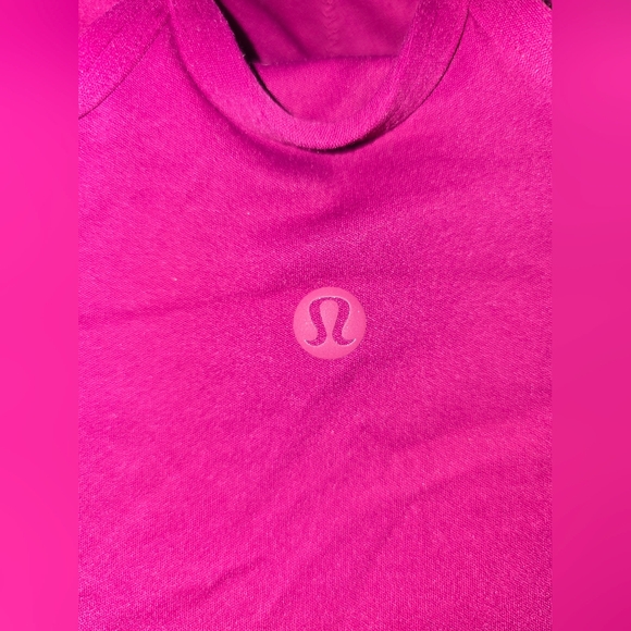 Lululemon Lightweight High-Neck Yoga Tank Top Magenta Purple 6 Excellent Padding - Picture 8 of 9